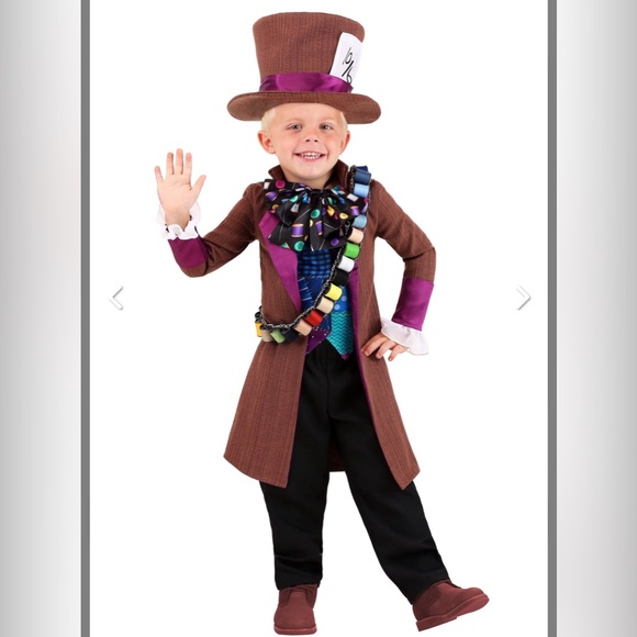 Wacky Mad Hatter Costume for Toddlers 2T - Picture 1 of 2